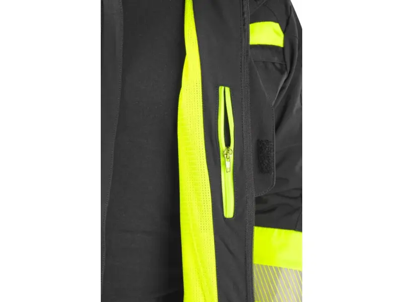 Blůza CXS NAOS HV, pánská, černá-žlutá Hi-Vis, reflexní pruhy, vel. 52
