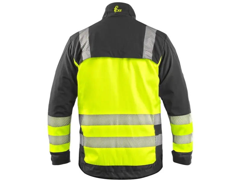Blůza CXS NAOS HV, pánská, černá-žlutá Hi-Vis, reflexní pruhy, vel. 52