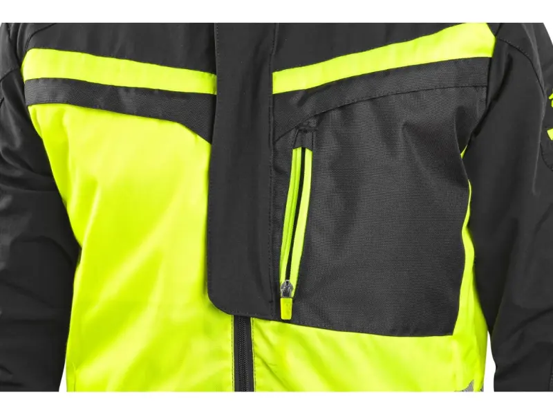 Blůza CXS NAOS HV, pánská, černá-žlutá Hi-Vis, reflexní pruhy, vel. 52