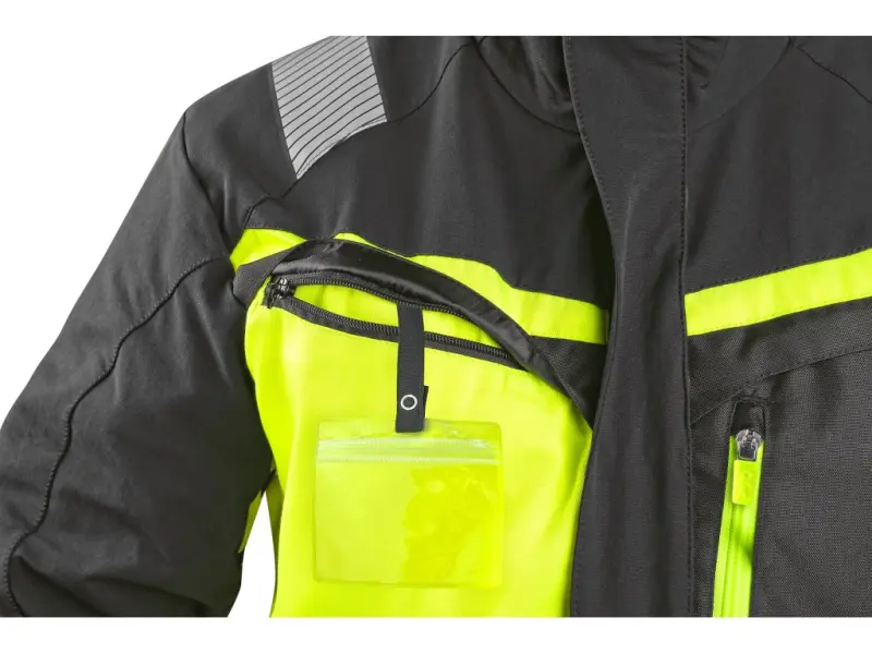 Blůza CXS NAOS HV, pánská, černá-žlutá Hi-Vis, reflexní pruhy, vel. 62