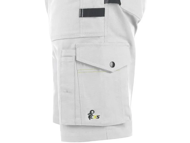 Kraťasy CXS STRETCH pánské, bílo-šedé, vel. 48