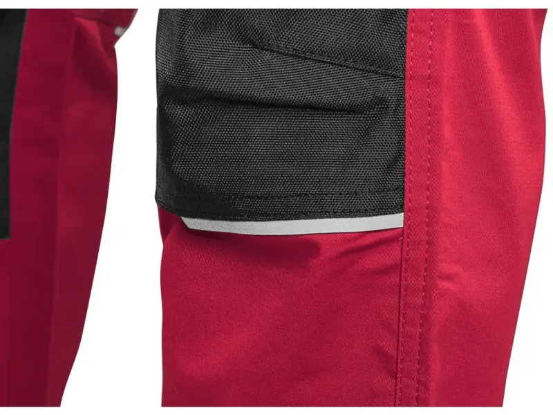 Kalhoty CXS SOLIS pánské, červeno-černé, vel. 52