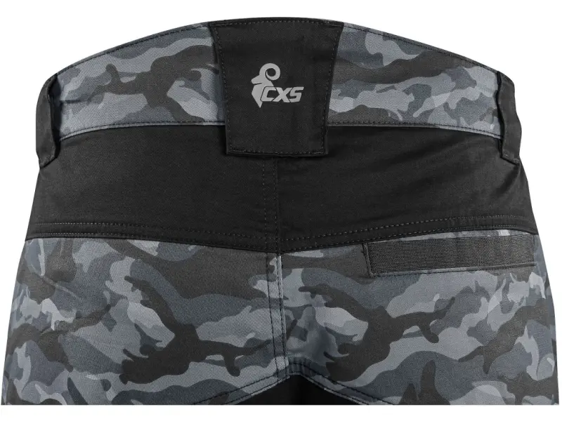 Kalhoty CXS SOLIS pánské, maskáčovo-černé, vel. 64