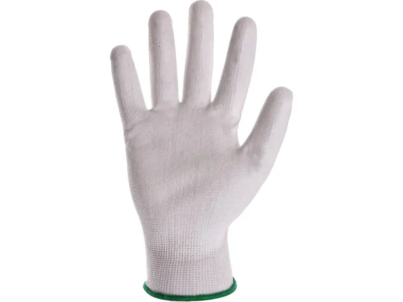 Rukavice CXS BRITA WHITE, máčené v polyuretanu, vel. 08 Rukavice CXS BRITA WHITE, máčené v polyuretanu, vel. 08
