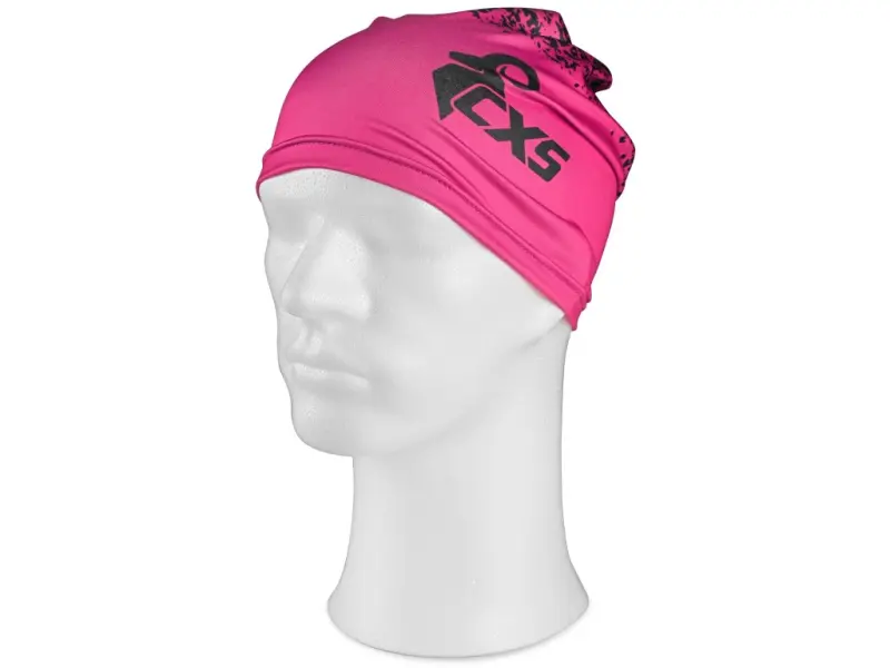 Šátek multifunkční CXS LORY, dětský, 20x36cm, černo - růžový Šátek multifunkční CXS LORY, dětský, 20x36cm, černo - růžový