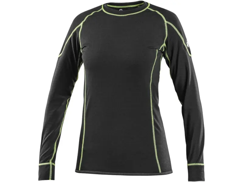 Tričko REWARD, funkční, dlouhý rukáv, dámské, černo-zelené, vel. L Tričko REWARD, funkční, dlouhý rukáv, dámské, černo-zelené, vel. L