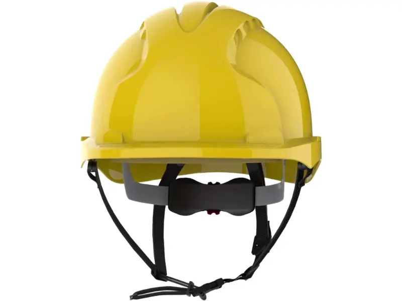 Ochranná přilba JSP EVO3 LINESMAN, upínání na kolečko, žlutá Ochranná přilba JSP EVO3 LINESMAN, upínání na kolečko, žlutá