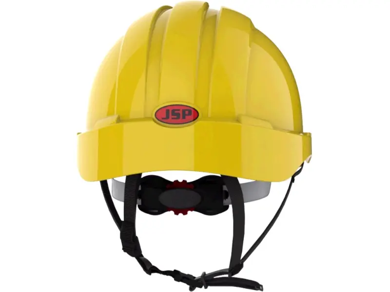 Ochranná přilba JSP EVO3 LINESMAN, upínání na kolečko, žlutá Ochranná přilba JSP EVO3 LINESMAN, upínání na kolečko, žlutá
