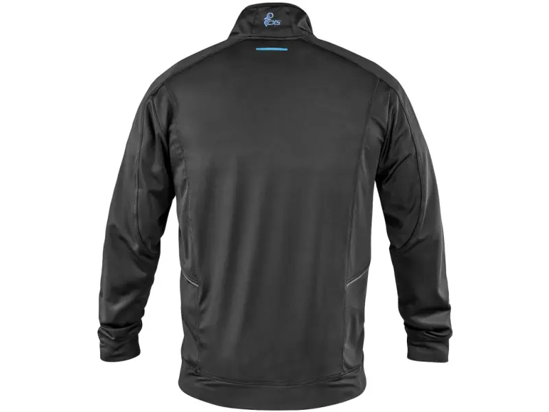 Mikina CXS LEONIS, černá s HV modro/červenými doplňky, vel. XL Mikina CXS LEONIS, černá s HV modro/červenými doplňky, vel. XL