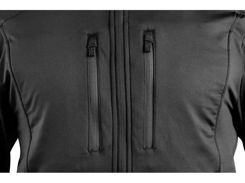 Mikina CXS LEONIS, černá s HV modro/červenými doplňky, vel. 2XL Mikina CXS LEONIS, černá s HV modro/červenými doplňky, vel. 2XL