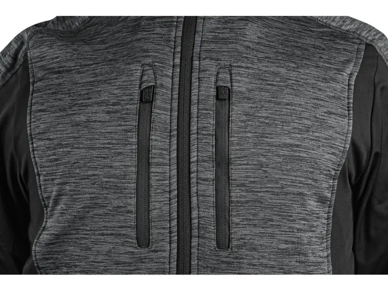 Mikina CXS LEONIS, šedo - černá, vel. 2XL Mikina CXS LEONIS, šedo - černá, vel. 2XL
