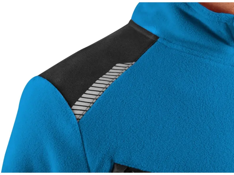 Bunda CXS 4ENVI SOLIS, pánská, fleecová, azurově modro-černá, vel. 3XL Bunda CXS 4ENVI SOLIS, pánská, fleecová, azurově modro-černá, vel. 3XL