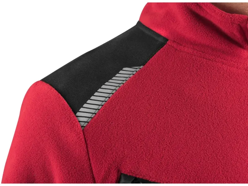 Bunda CXS 4ENVI SOLIS, pánská, fleecová, červeno-černá, vel. XL Bunda CXS 4ENVI SOLIS, pánská, fleecová, červeno-černá, vel. XL