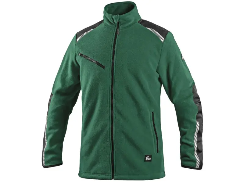 Bunda CXS 4ENVI SOLIS, pánská, fleecová, zeleno-černá, vel. 2XL Bunda CXS 4ENVI SOLIS, pánská, fleecová, zeleno-černá, vel. 2XL