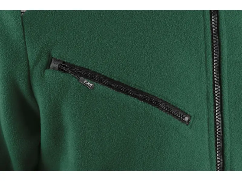 Bunda CXS 4ENVI SOLIS, pánská, fleecová, zeleno-černá, vel. 2XL Bunda CXS 4ENVI SOLIS, pánská, fleecová, zeleno-černá, vel. 2XL