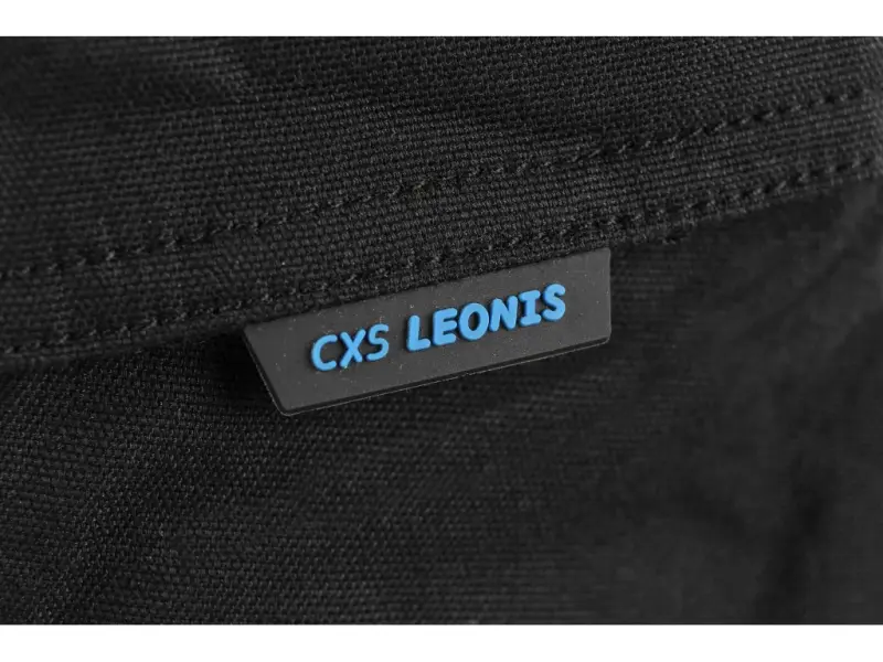 Kraťasy CXS LEONIS, pánské, černé s modro/červenými doplňky