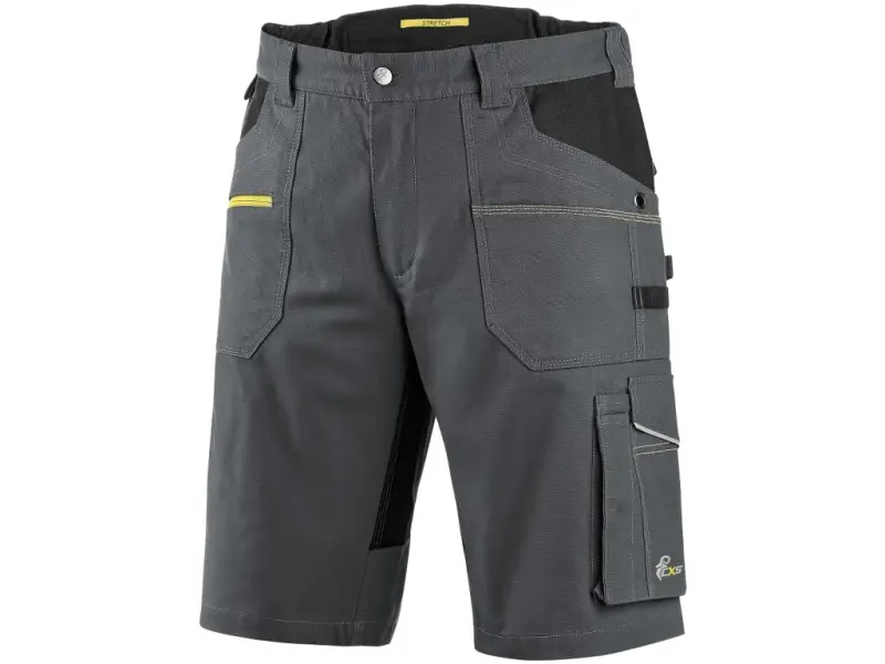 Szorty CXS STRETCH, męskie, kolor ciemnoszaro-czarny, roz. 60 Szorty CXS STRETCH, męskie, kolor ciemnoszaro-czarny, roz. 60
