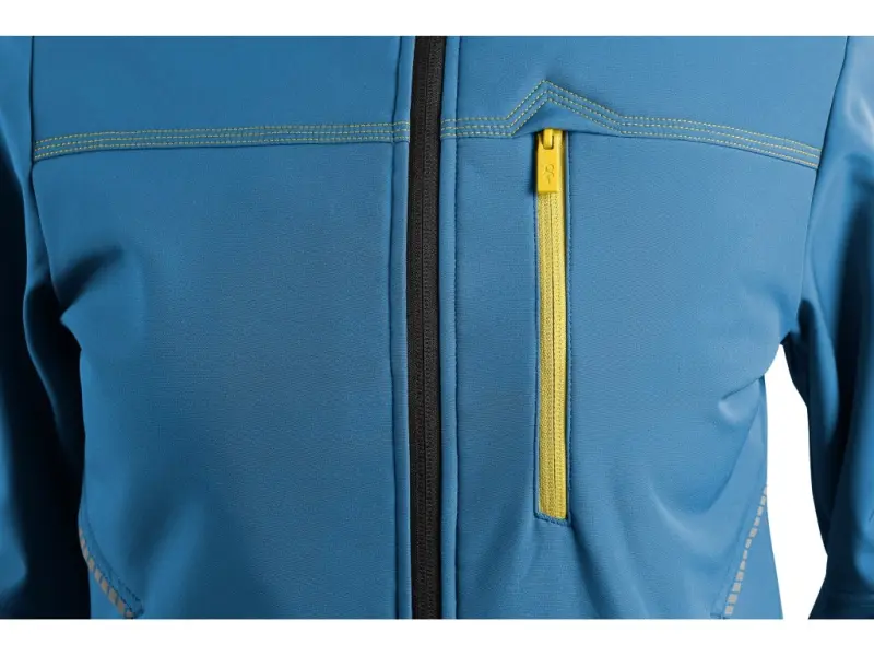 Bunda CXS STRETCH, dětská, softshell, středně modrá, vel. 150 Bunda CXS STRETCH, dětská, softshell, středně modrá, vel. 150