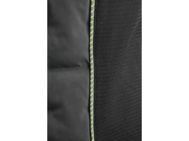 Bunda CXS NAOS, hybrid, pánská, šedo-černá, HV žluté doplňky, vel. 2XL