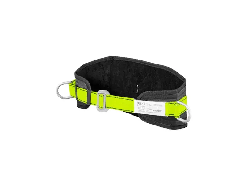 Polohovací pás PB-10 černo-žlutý (Hi-vis), bez lana, vel. M-XL Polohovací pás PB-10 černo-žlutý (Hi-vis), bez lana, vel. M-XL