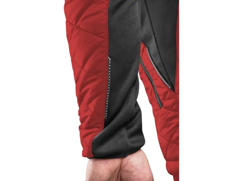 Bunda CXS MALIBU, pánská, červeno-černá, vel. 2XL Bunda CXS MALIBU, pánská, červeno-černá, vel. 2XL