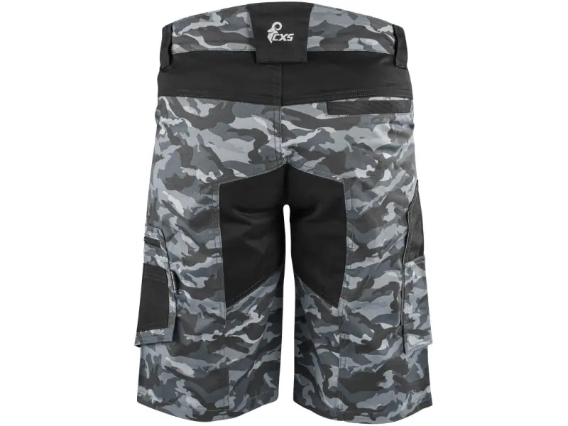 Kraťasy CXS SOLIS FLEX, pánské, maskáčovo-černé, vel. 50