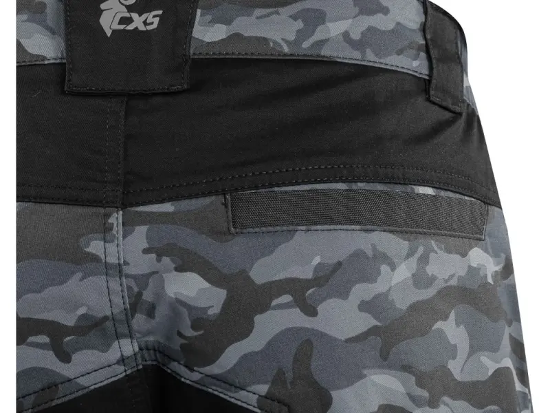Kraťasy CXS SOLIS FLEX, pánské, maskáčovo-černé, vel. 60