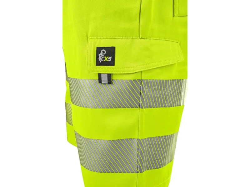 Kraťasy CXS NORWICH výstražné, pánské, žluto-modré, vel. 58