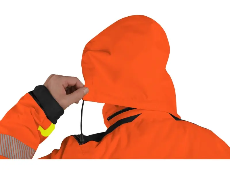 Bunda CXS BENSON, výstražná, zateplená, oranžovo-černá, vel. 2XL
