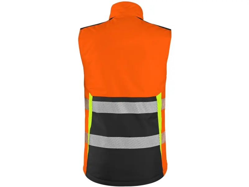 Vesta CXS BENSON, pánská, výstražná, zateplená, oranžovo-černá, vel. M