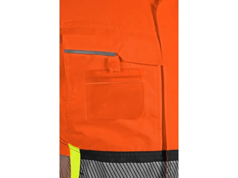 Vesta CXS BENSON, pánská, výstražná, zateplená, oranžovo-černá, vel. XL