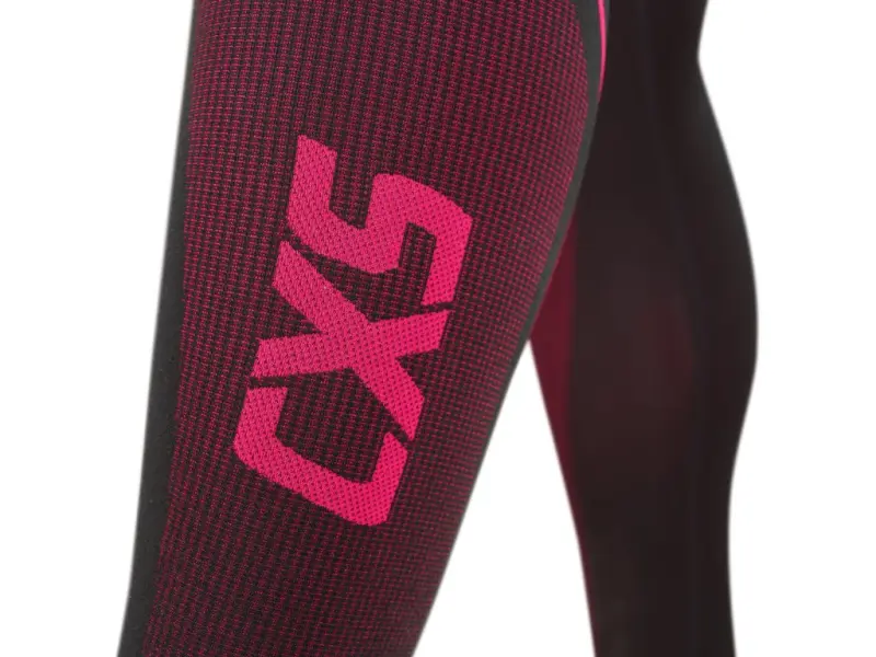 Spodky CXS SeamFlex LADY, dámské, funkční, černo-růžové, vel. XL-2XL