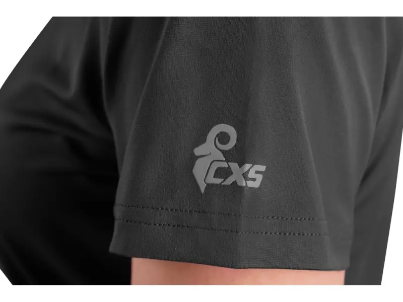 Tričko CXS MOVADO, funkční, krátký rukáv, dámské, černé, vel. S