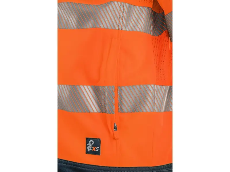 Blůza CXS HALIFAX, pánská, výstražná se síťovinou, oranžovo-modrá, vel. 62