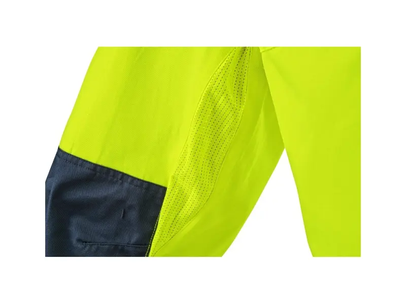 Kalhoty CXS HALIFAX, pánské, výstražné se síťovinou, žluto-modré, vel. 50