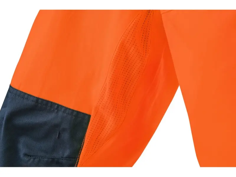Kalhoty CXS HALIFAX, pánské, výstražné se síťovinou, oranžovo-modré, vel. 60