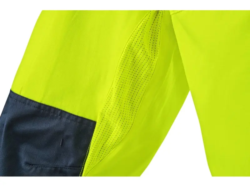 Zahradníky CXS HALIFAX, pánské, výstražné se síťovinou, žluto-modré, vel. 50