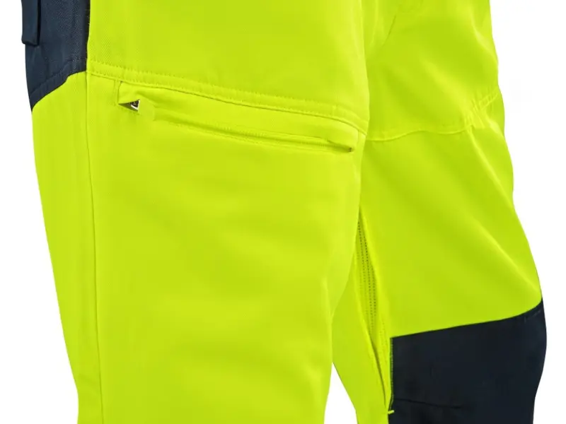 Zahradníky CXS HALIFAX, pánské, výstražné se síťovinou, žluto-modré, vel. 60