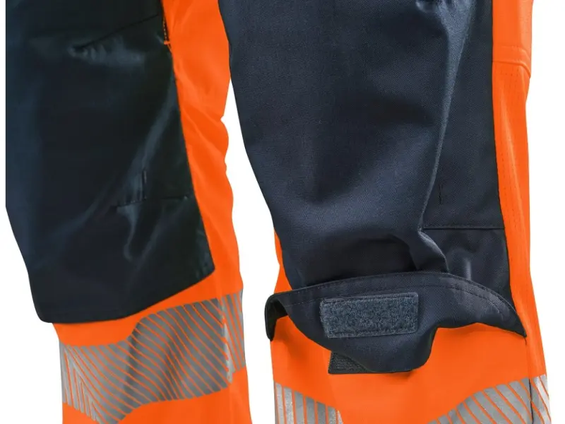 Zahradníky CXS HALIFAX, pánské, výstražné se síťovinou, oranžovo-modré