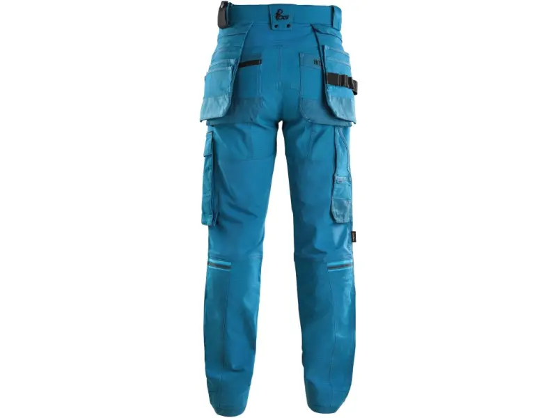 Kalhoty CXS LEONIS, pánské, stř. modré s černými doplňky, vel. 46