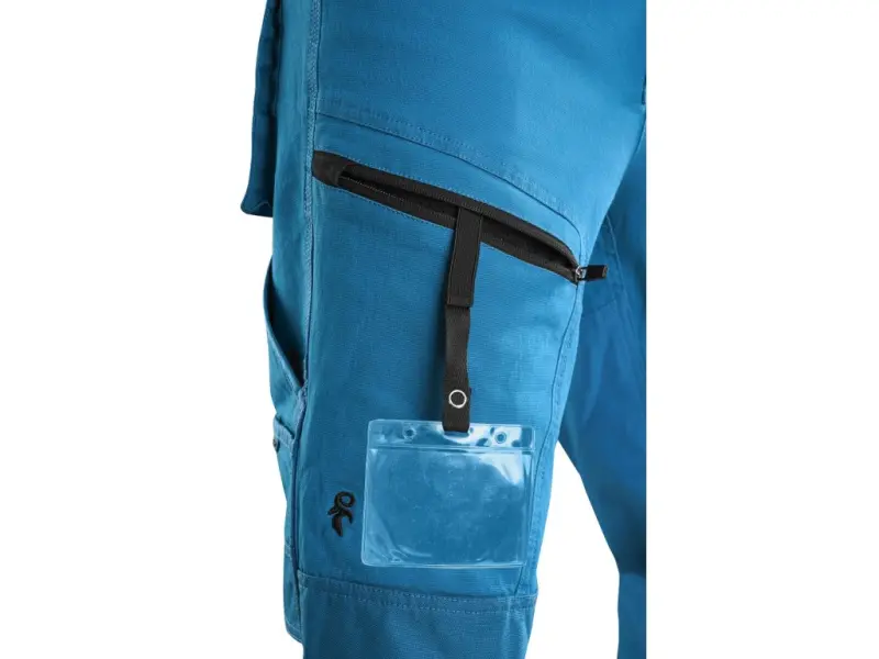 Kalhoty CXS LEONIS, pánské, stř. modré s černými doplňky, vel. 46