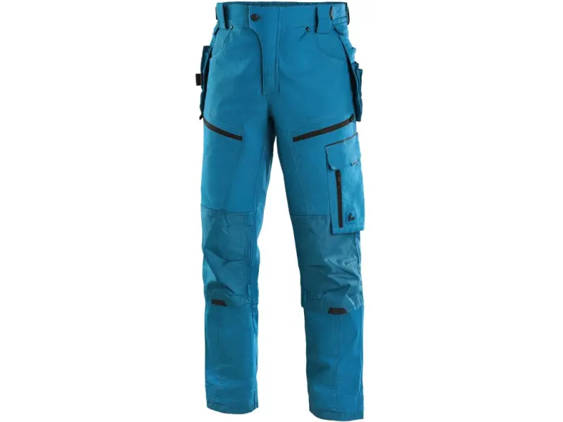 Kalhoty CXS LEONIS, pánské, stř. modré s černými doplňky, vel. 50