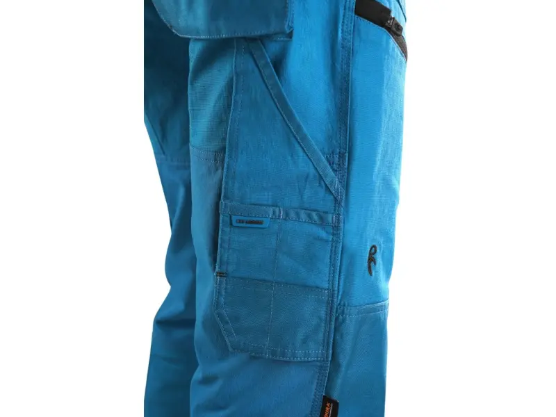 Kalhoty CXS LEONIS, pánské, stř. modré s černými doplňky, vel. 52