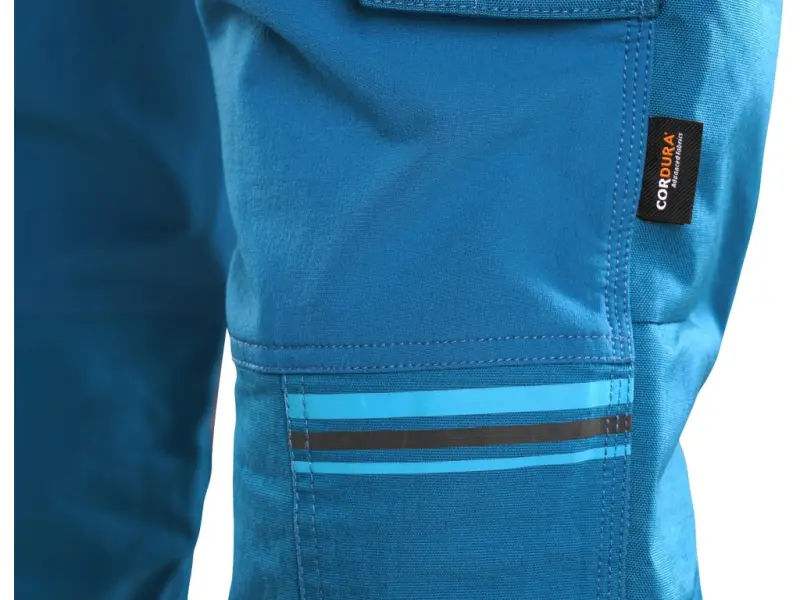 Kalhoty CXS LEONIS, pánské, stř. modré s černými doplňky, vel. 52