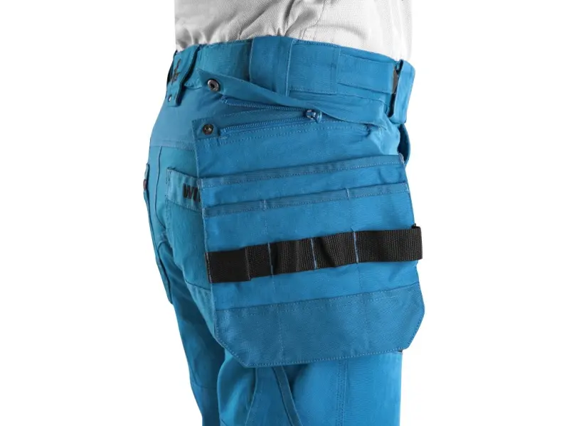 Kalhoty CXS LEONIS, pánské, stř. modré s černými doplňky, vel. 60