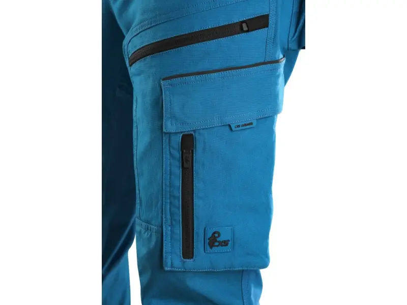 Kalhoty CXS LEONIS, pánské, stř. modré s černými doplňky, vel. 64