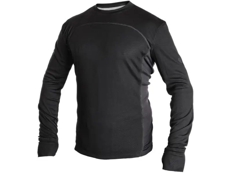 Tričko CXS COOLDRY, funkční, dlouhý rukáv, pánské, černo-tmavě šedé, vel. XL Tričko CXS COOLDRY, funkční, dlouhý rukáv, pánské, černo-tmavě šedé, vel. XL