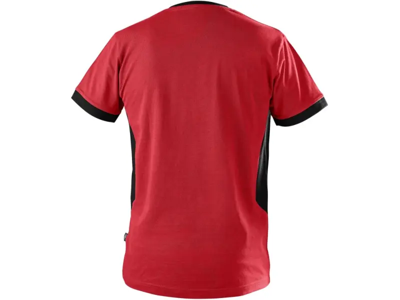 Tričko CXS OWEN, krátký rukáv, pánské, červeno-černé, vel. 2XL Tričko CXS OWEN, krátký rukáv, pánské, červeno-černé, vel. 2XL