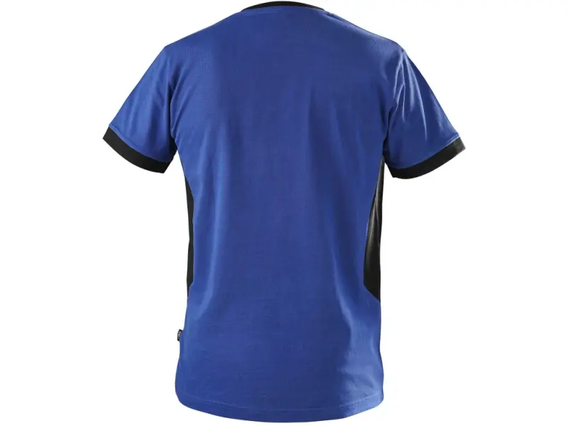 Tričko CXS OWEN, krátký rukáv, pánské, modro-černé, vel. 2XL Tričko CXS OWEN, krátký rukáv, pánské, modro-černé, vel. 2XL