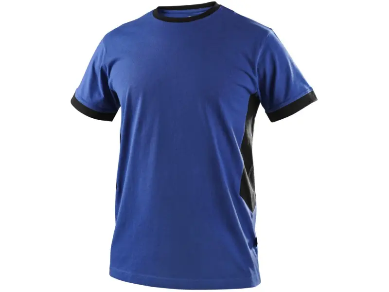 Tričko CXS OWEN, krátký rukáv, pánské, modro-černé, vel. 3XL Tričko CXS OWEN, krátký rukáv, pánské, modro-černé, vel. 3XL
